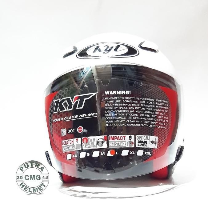 HELM KYT DJ MARU PUTIH