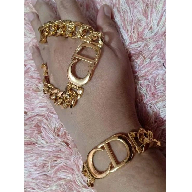 Gelang CD Dior Besar Sisik Naga