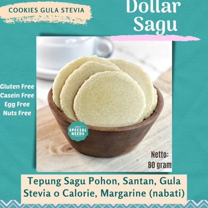 

Kue Dollar Sagu Stevia - Gluten Free, Egg Free - Diet Special Needs Original