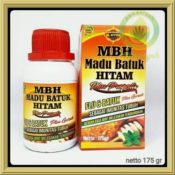 Madu Batuk Hitam Plus Propolis | MBH Al Fiyah isi 175gr