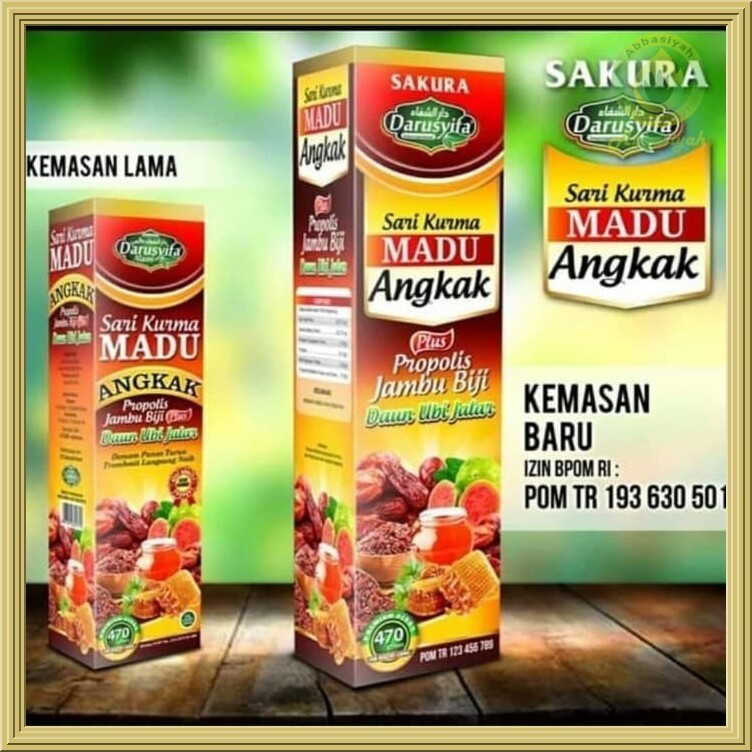 

Sari Kurma Madu Angkak Plus Ubi Jalar Darusyifa