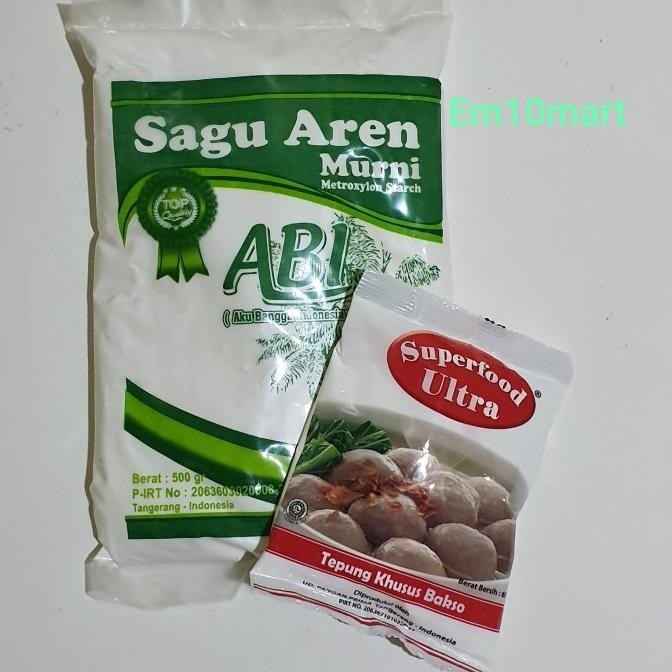 

PAKET sempurna tepung sagu dan tepung khusus bakso