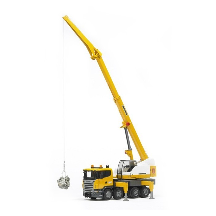 Bruder 3571 - Scania Super 560R Liebherr Crane Truck With Light &Sound
