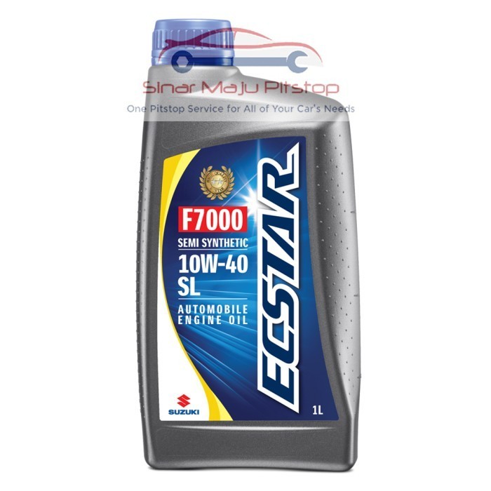 SUZUKI ECSTAR SGO F7000 SAE 10W-40 SL SEMI SYNTHETIC OLI MOBIL 1 LITER