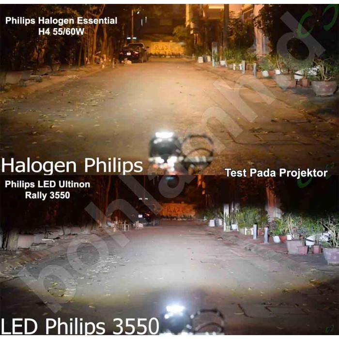 Led Philips H7 Ultinon Rally Lampu Led Mobil 100 Watt 9000 Lumens