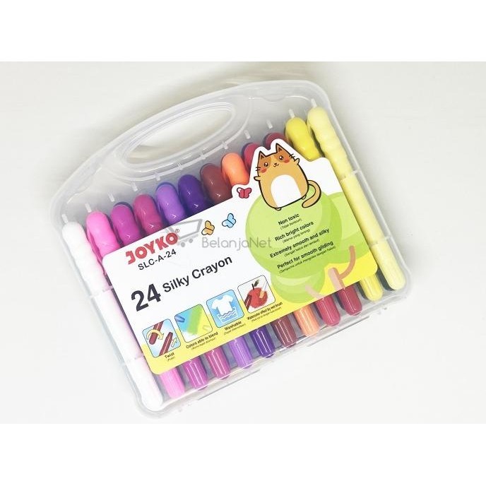 

Silky Crayon | Krayon Halus Joyko SLC-A-24 Warna Colors HT
