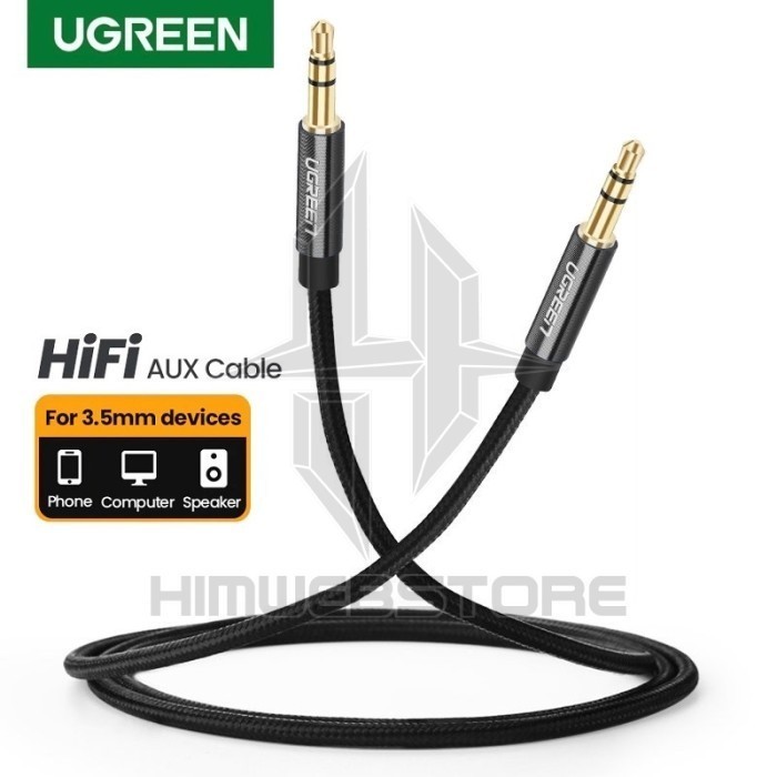 U 50363 Kabel Audio Jack AUX 3.5mm Cable Speaker Head Unit Mobil