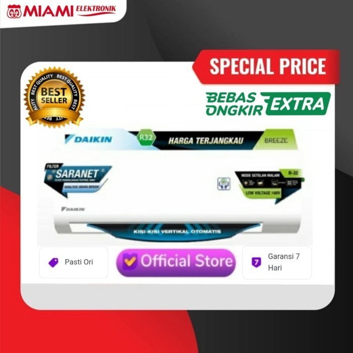 Ac Daikin 1Pk Malaysia Ftp 25Av14 / Ac Daikin Ftp25Av14 Termurah Terlaris Promo