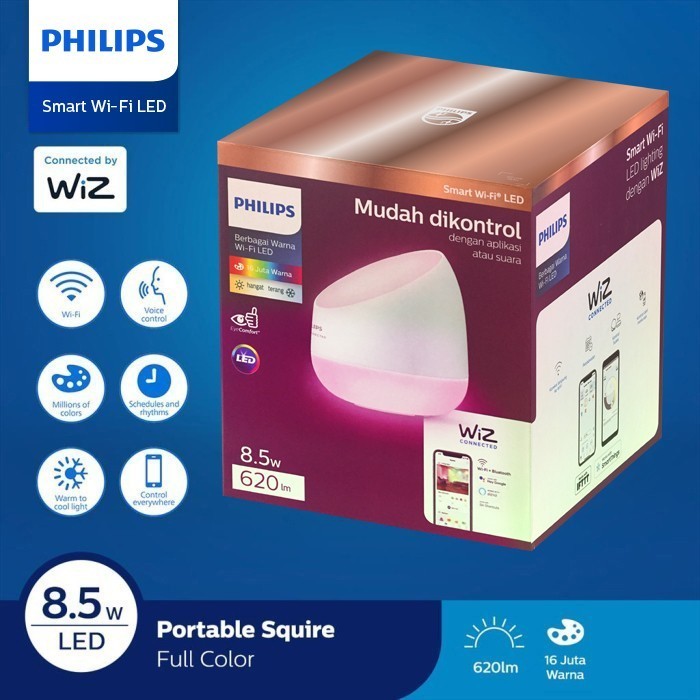 Philips Wifi Bluetooth Portable Smart Led Squire Table Lamp