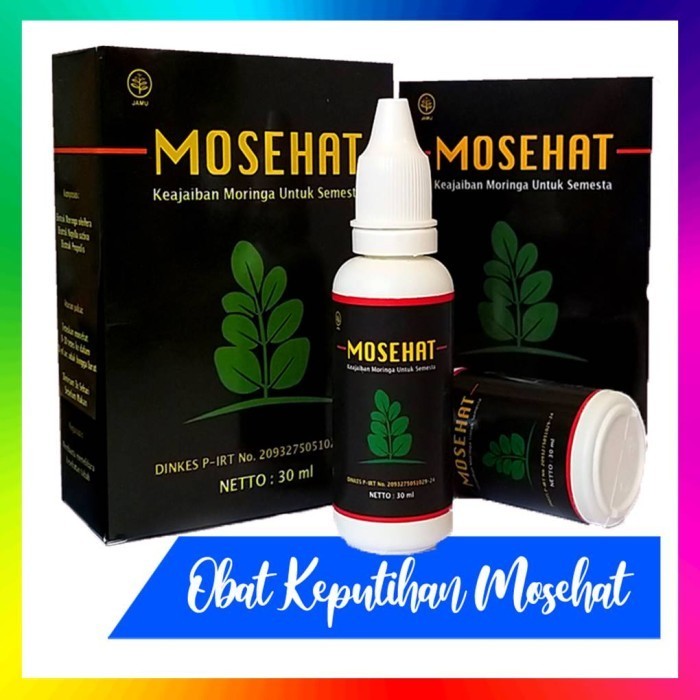 [GRATIS ONGKIR] MOSEHAT OBAT KEPUTIHAN / PROSTAT / NYERI HAID