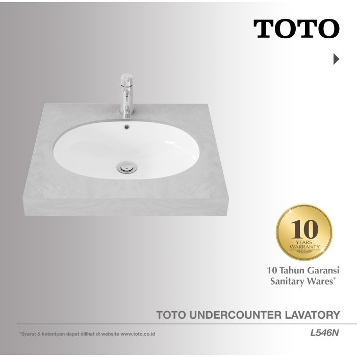 Toto Under Counter Lavatory / Wastafel L546N