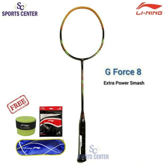 Best Deal Raket Badminton Lining G Force 8 / G-Force 8 Fullset