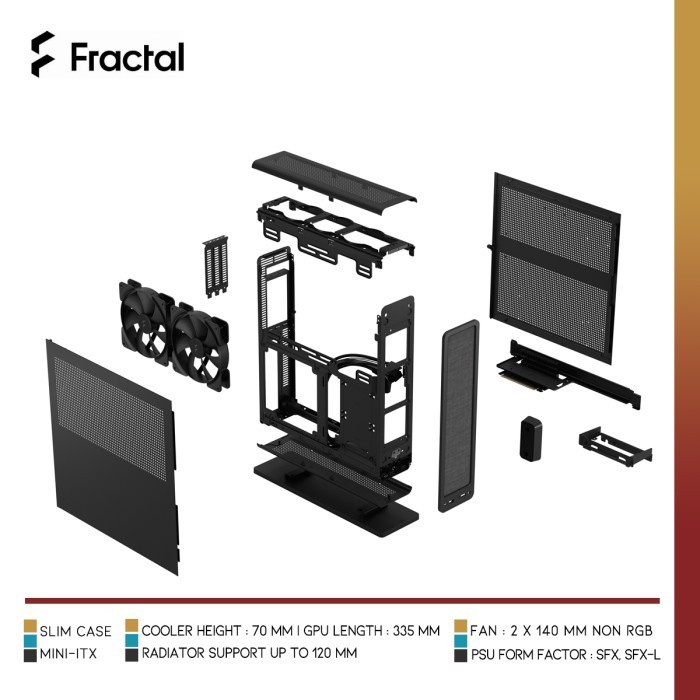 Fractal Design Ridge Small Form Factor Case
