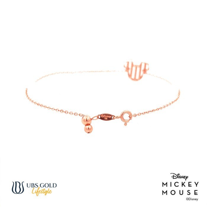 Ubs Gelang Emas Disney Mickey Mouse - Kgy0091 - 17K Termurah Terlaris Promo