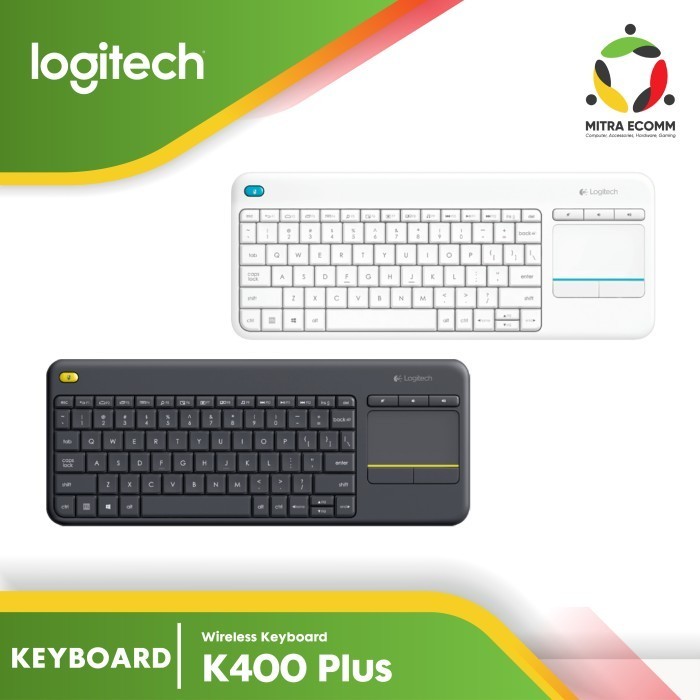 Keyboard Logitech Wireless Touch K400 R Plus Termurah Terlaris Promo