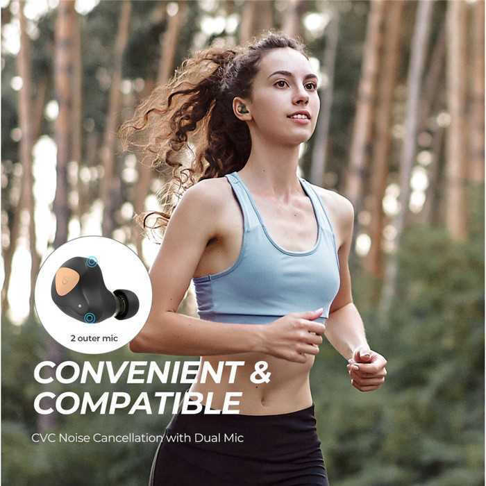 Soundpeats Truengine 3 Se Tws Aptx Wireless Earphone Headset Bluetooth