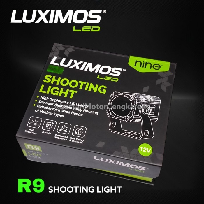 Nine Luximos R9 Lampu Tembak Led 20 Watt Lampu Motor Mobil Premium