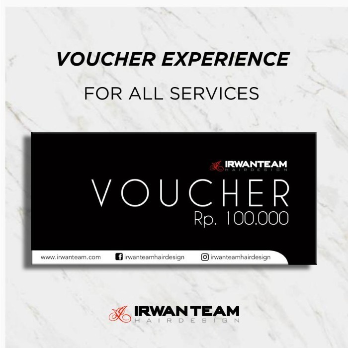 Voucher Experience For All Services At Irwan Team Hairdesign