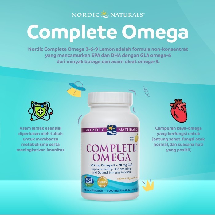 Nordic Complete Omega 3-6-9 (Lemon)