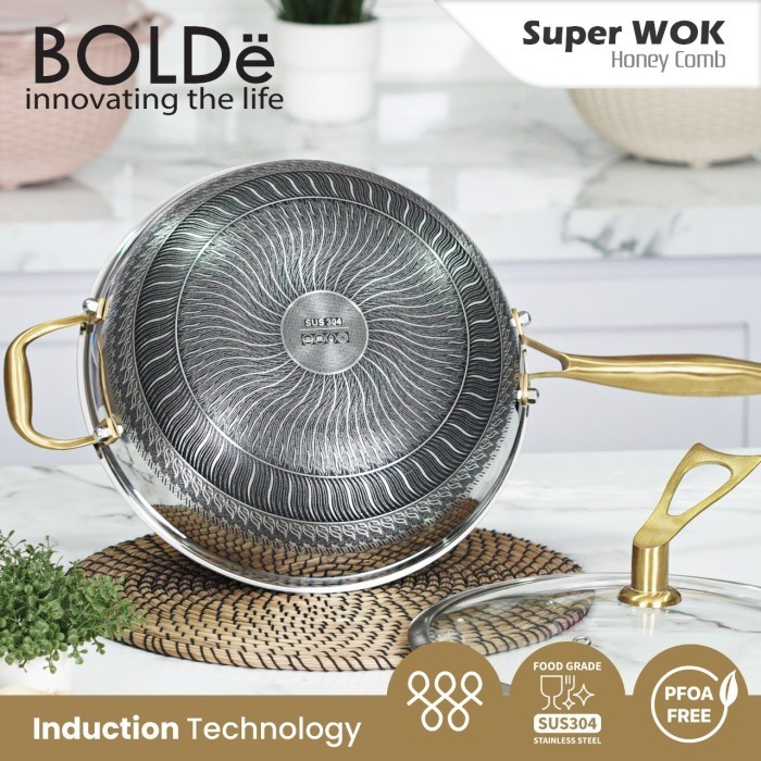 Bolde Super Wok Honeycomb 32 Cm