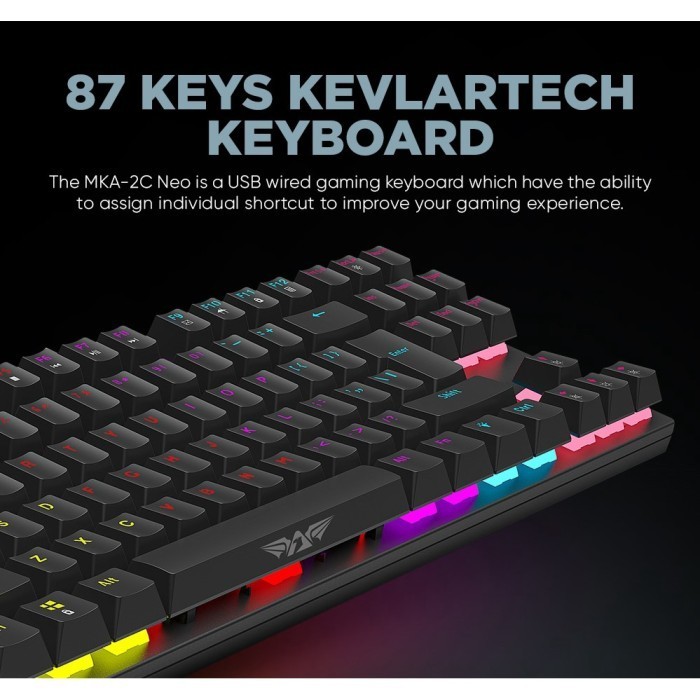 Armaggeddon Mechanical Gaming Keyboard Mka 2C