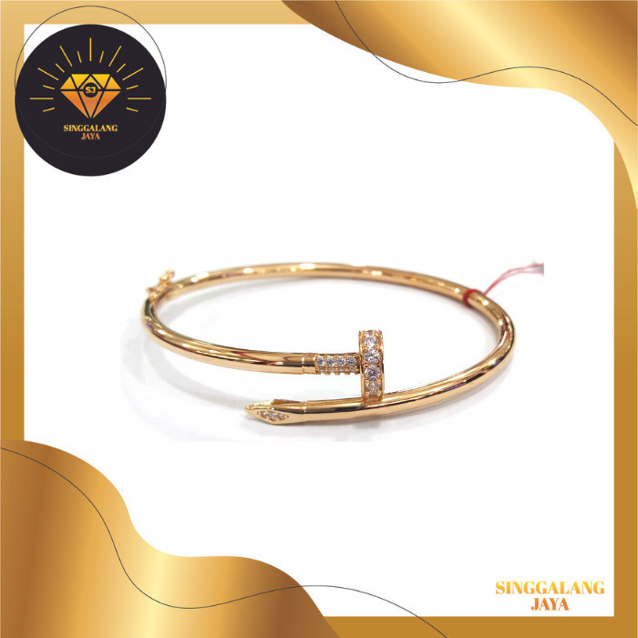 Gelang Emas Asli / Gelang Tangan Emas Gelang Wanita Singgalang