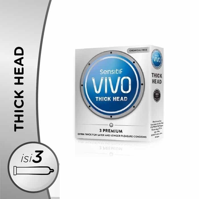 VIVO KONDOM THICKHEAD - SENSITIF - CONDOM