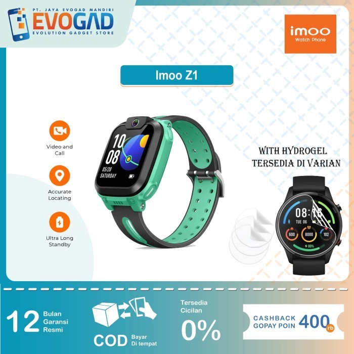 Imoo Watch Phone Z1 Water Resistance Hd Camera Garansi Resmi Termurah Terlaris Promo