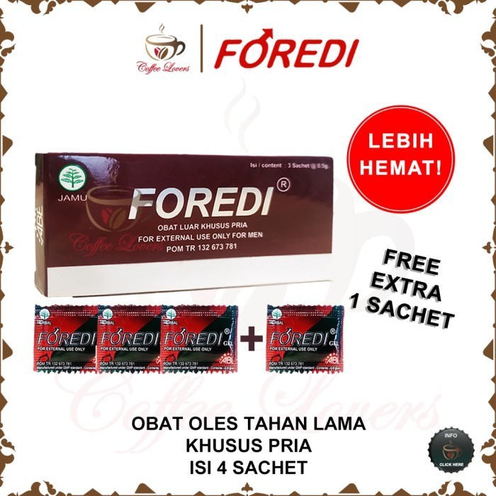 SKU KHUSUS PELANGGAN FOREDI 4 SACHETS - FOREDI GEL PT. ABE
