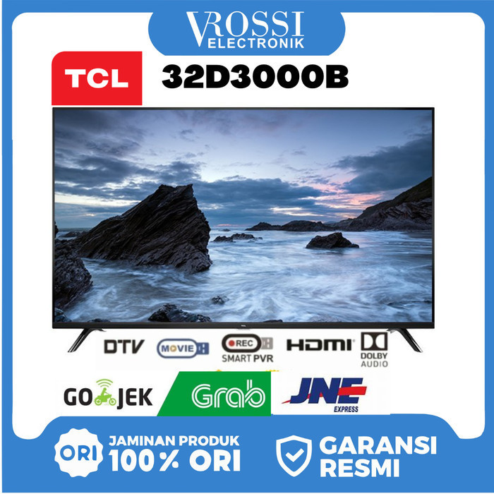 Tcl Led Tv 32D3000B 32 D3000B Digital Tv