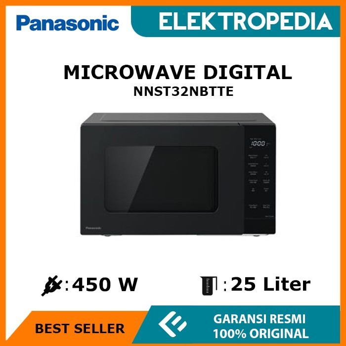 Panasonic - Microwave Digital 25 Liter 450 Watt Nnst32Hmtte Termurah Terlaris Promo