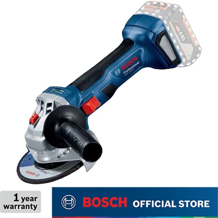 Bosch Gerinda Tangan Baterai 18 Volt Gws 180-Li (Unit Only)