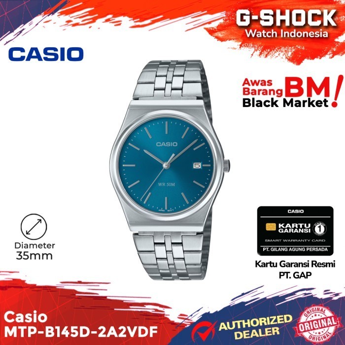 Casio General Mtp-B145D-2A2Vdf Mtp-B145D Mtp-B145 Mtpb145 Mtp B145D Termurah Terlaris Promo