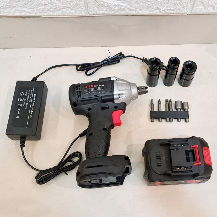 Impact Wrench Jld - Mesin Cordless Impact Wrench 48Volt 350Nm Set Termurah Terlaris Promo