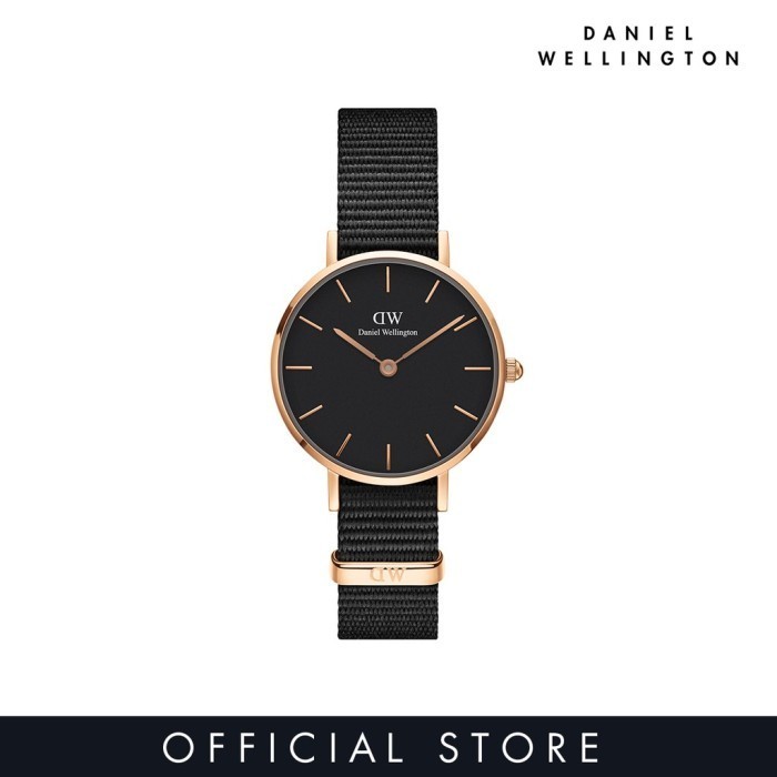 Daniel Wellington Classic Petite Cornwall Black 28Mm Rg - Dw00100247