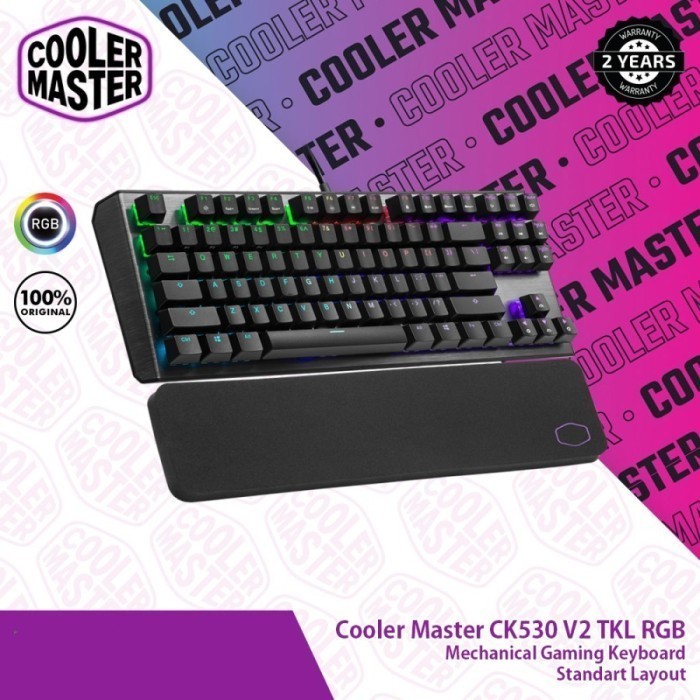 Cooler Master Ck530 V2 / Ck-530 Tkl Rgb Mehcanical Keyboard Gaming