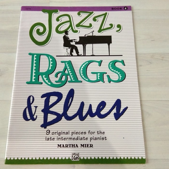 

Buku Piano Martha Mier Jazz, Rags & Blues Book 4