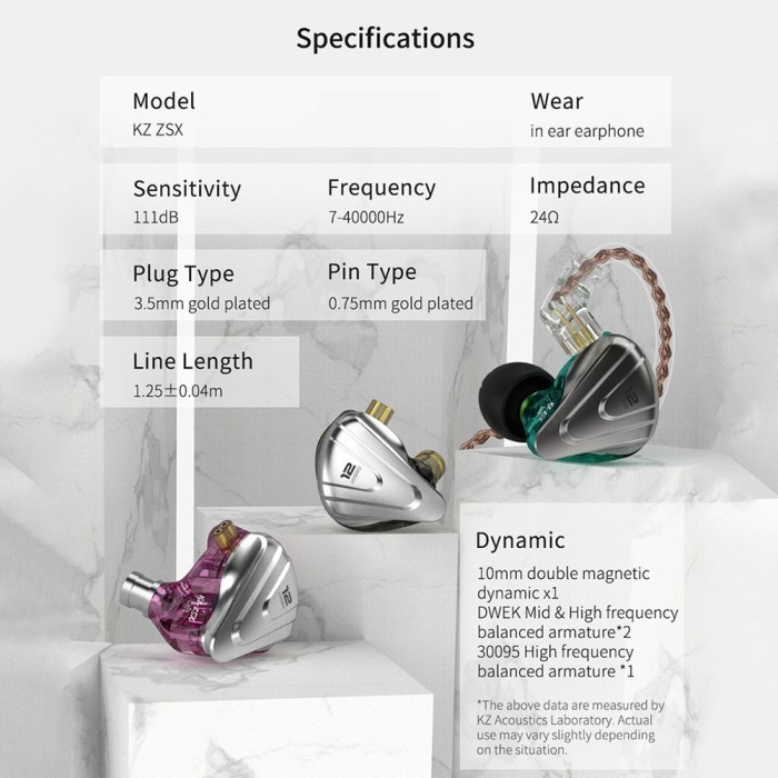 Knowledge Zenith Kz Zsx Terminator Earphone Termurah Terlaris Promo