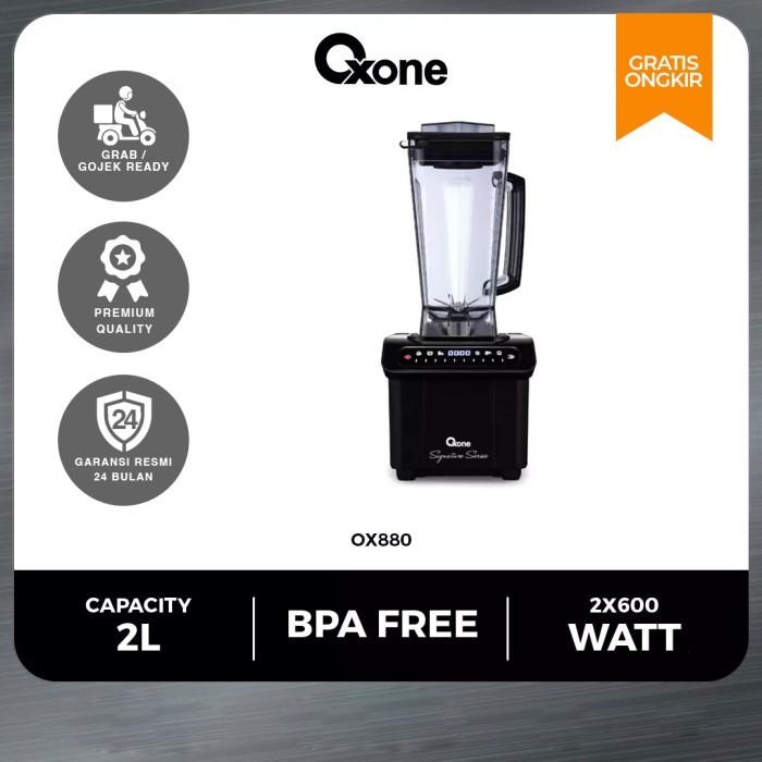 Oxone Ox880 Blender Listrik Power Blender 6 Mata Pisau Bpa Free