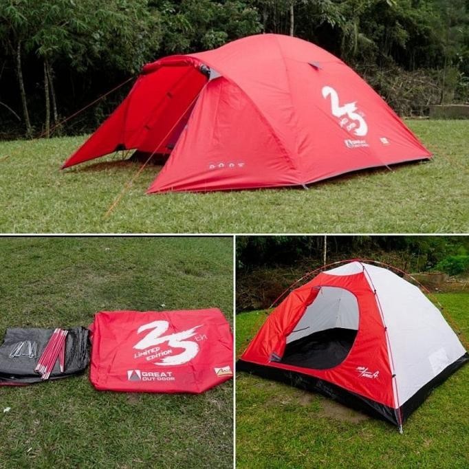 Tenda MIS BORNEO 4 Mountain Inn Sports / Tenda Camping Dome 4 Orang
