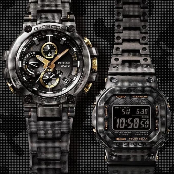PROMO  Jam Tangan Pria Casio G-Shock / GShock MTG-B1000TCM dot Camo