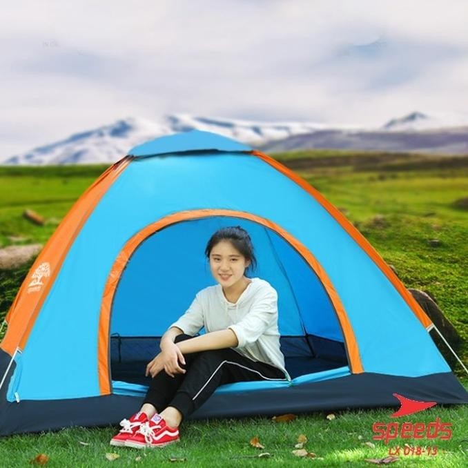 Tenda Camping 2 Orang Speeds Tenda Gunung Camo Model Dome LX 018-13