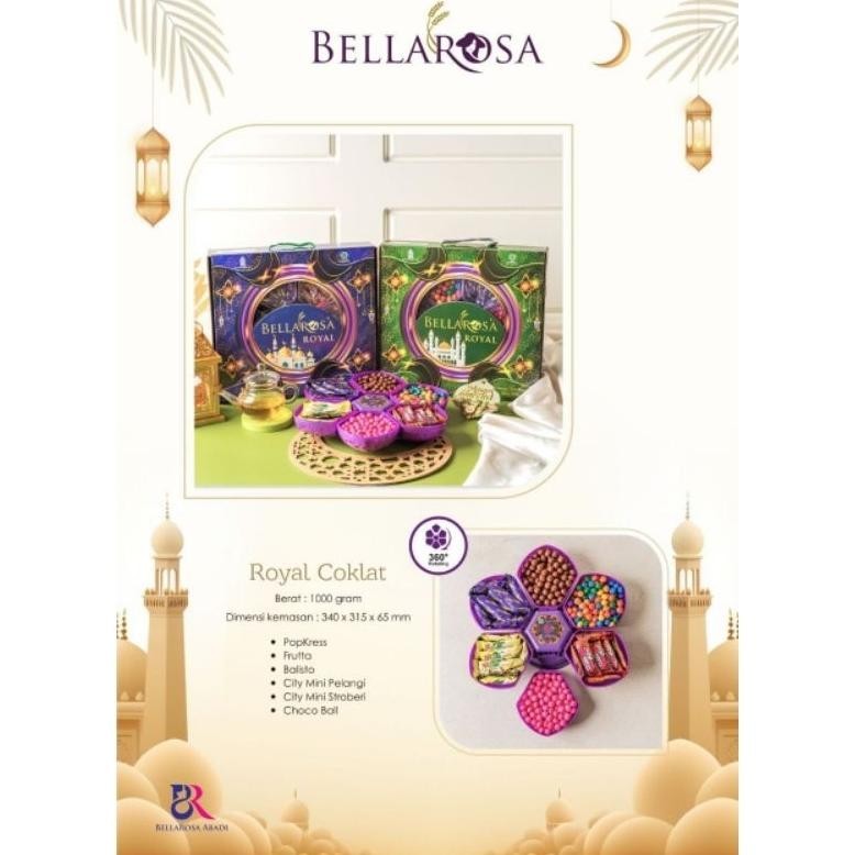 

CR - Bellarosa Royal Coklat - Toples unik bisa berputar 360 - Aneka coklat lebaran TERLARIS