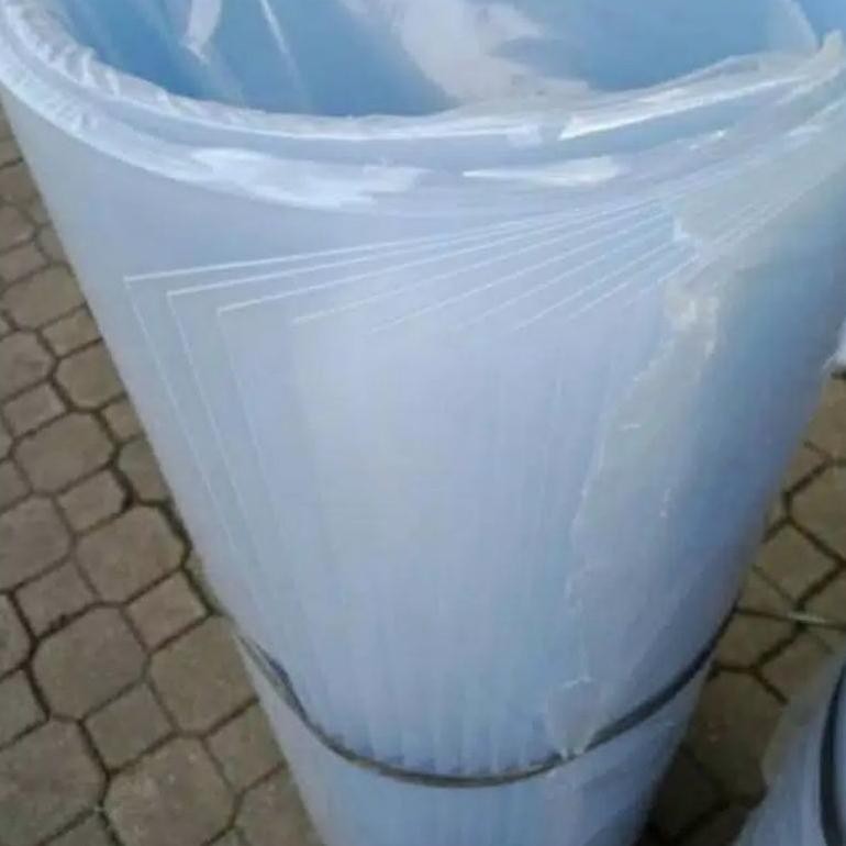 

NEW Mika Lembaran Bening Tebal 0,5mm / PVC Clear Sheet TERLARIS