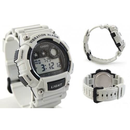 Casio W-735H-8A2Vdf - Jam Tangan Pria - Abuabu Putih W735H Termurah Terlaris Promo