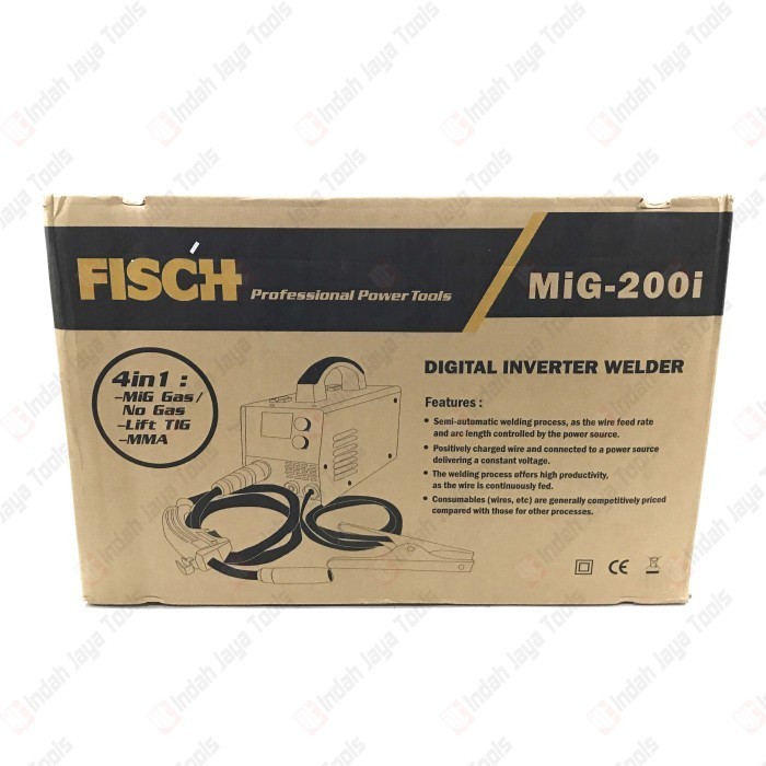 Fisch Mig 200 Mma Tig Mesin Las 4 In 1 Argon Co2 Tanpa Gas Flux Co Termurah Terlaris Promo