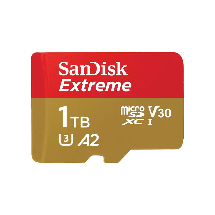 SanDisk Extreme microSDXC 1TB SDSQXAV-1T00 - Kartu Memori dengan Kecepatan Tinggi dan Garansi Seumur Hidup