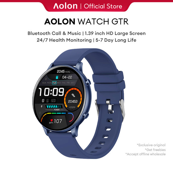 Aolon Smart Watch Original Jam Tangan Smartwatch Wanita Waterproof