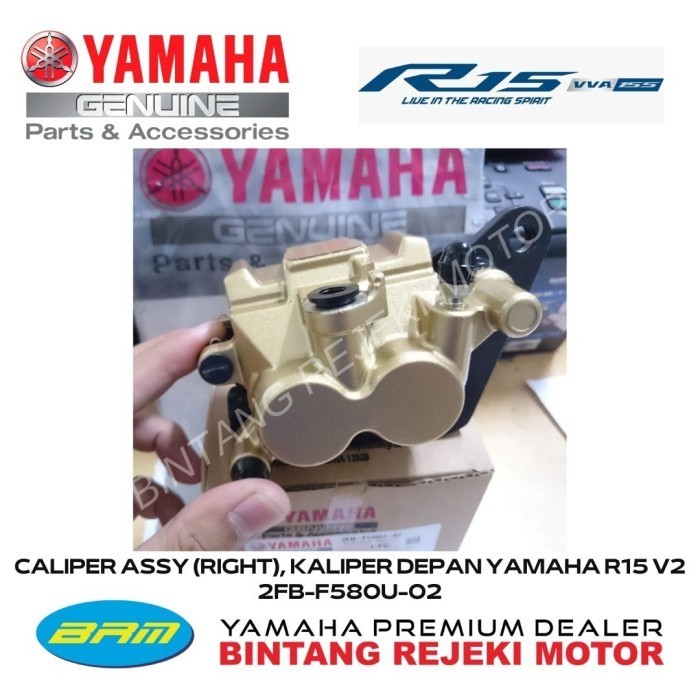Caliper Assy (Right), Kaliper Depan Yamaha R15 V2 2Fb-F580U-02 Termurah Terlaris Promo