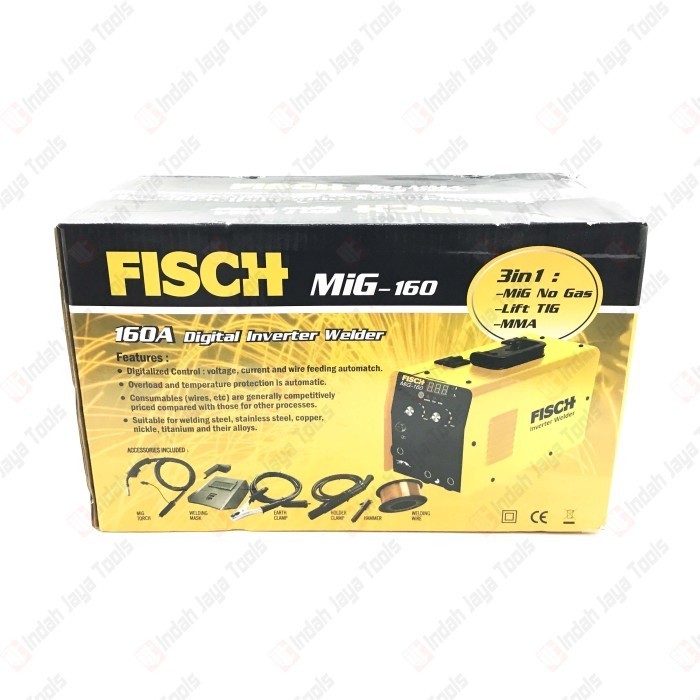 Fisch Mig 160 Mma Tig Mesin Las 3 In 1 Argon Co2 Tanpa Gas Flux Co Termurah Terlaris Promo